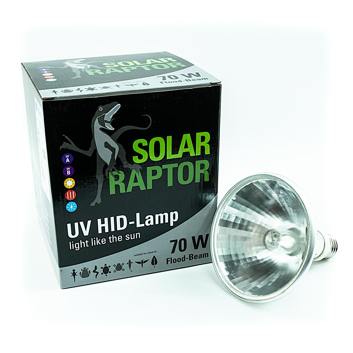 Solar Raptor UV HID-Lamp 70 W Flood Beam