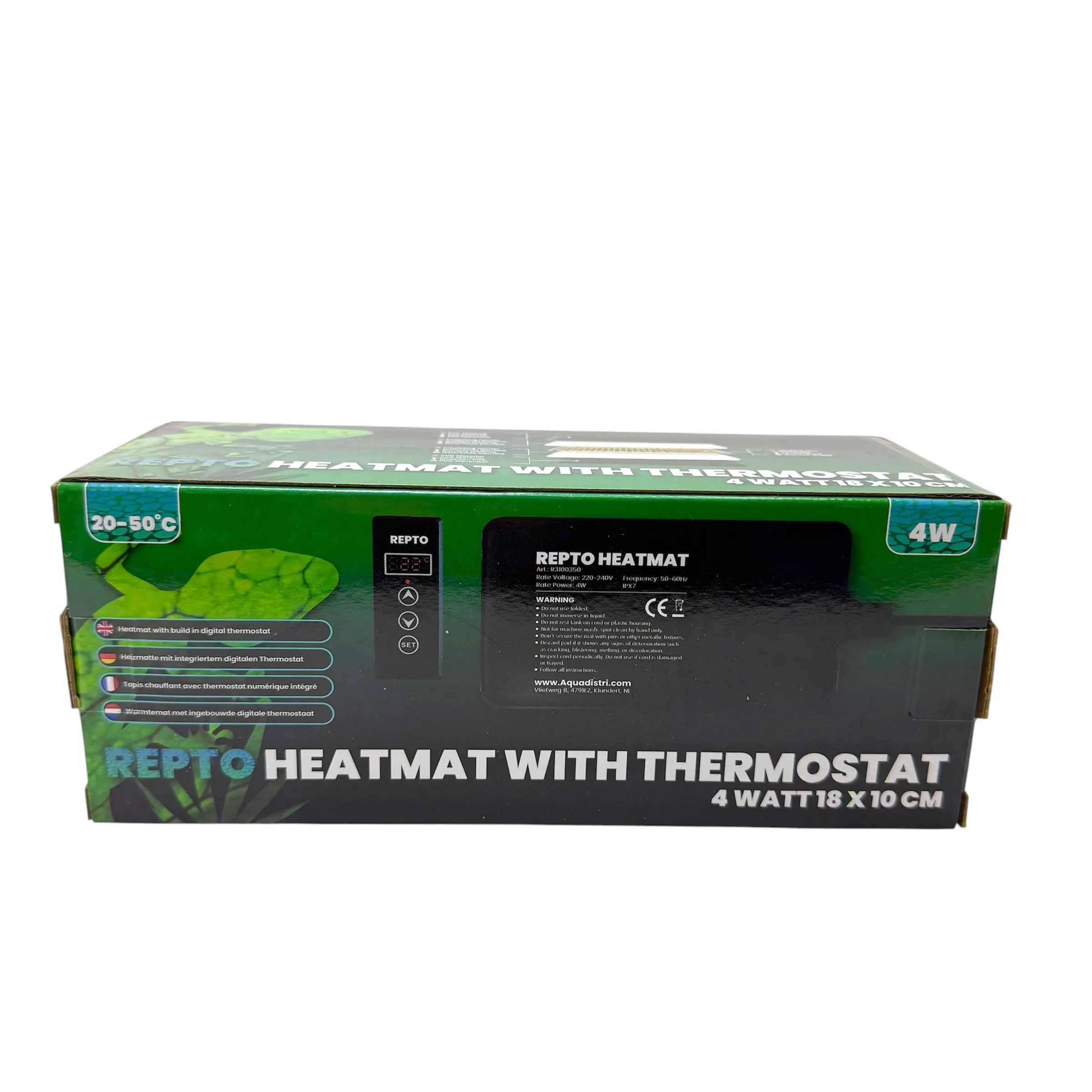 REPTO HEIZMATTE MIT THERMOSTAT 16 Watt 30 x 20 cm