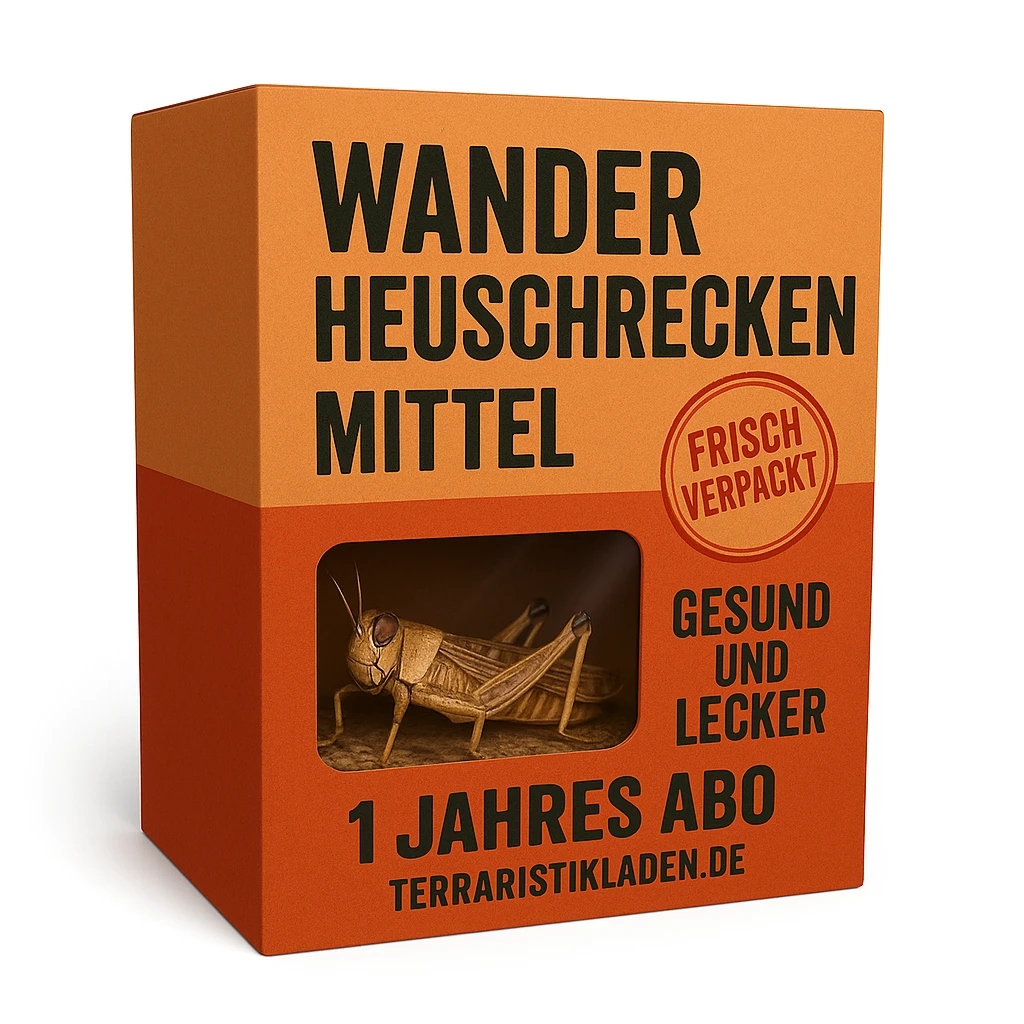 Heuschrecken mittel Abo 1 Jahr 200 Stück wöchentlich