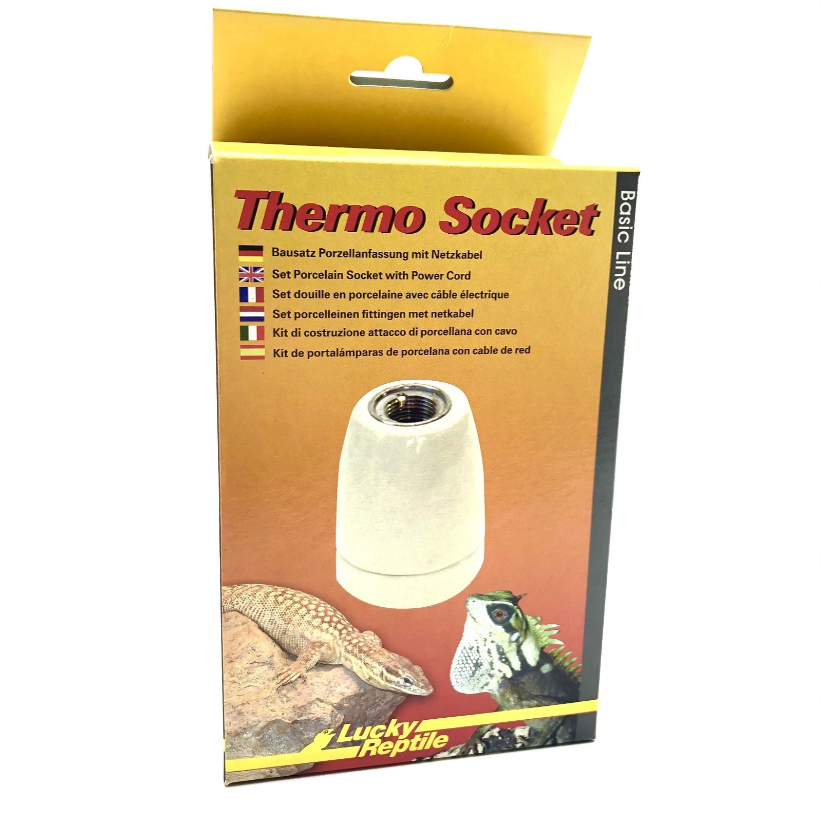 Thermo Socket Porzellanfassung mit Netzkabel